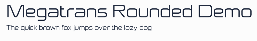 Megatrans Rounded Demo預覽圖