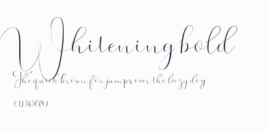 Whitening bold預覽圖