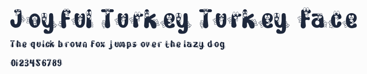 Joyful Turkey Turkey Face預覽圖