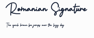 Romanian Signature預覽圖
