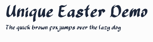 Unique Easter Demo預覽圖
