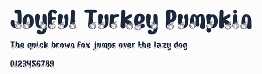 Joyful Turkey Pumpkin預覽圖