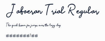 Jaboeran Trial Regular預覽圖