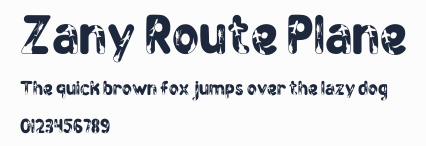 Zany Route Plane預覽圖