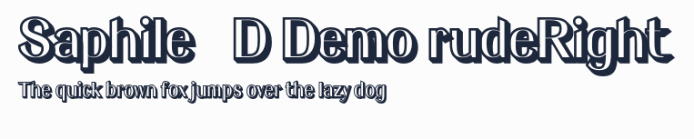 Saphile 3D Demo rudeRight預覽圖