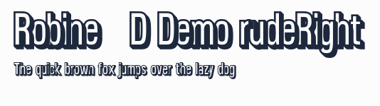 Robine 3D Demo rudeRight預覽圖