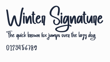 Winter Signature預覽圖