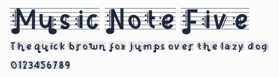 Music Note Five預覽圖