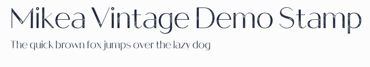 Mikea Vintage Demo Stamp預覽圖