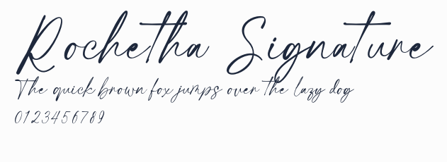 Rochetha Signature
