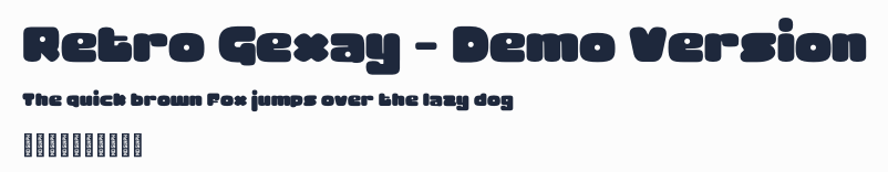 Retro Gexay - Demo Version預覽圖