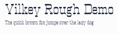 Vilkey Rough Demo預覽圖
