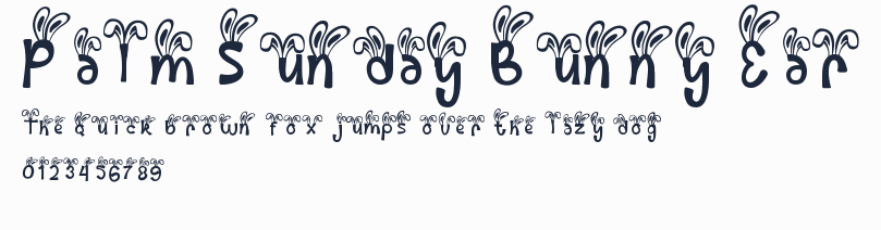Palm Sunday Bunny Ear預覽圖