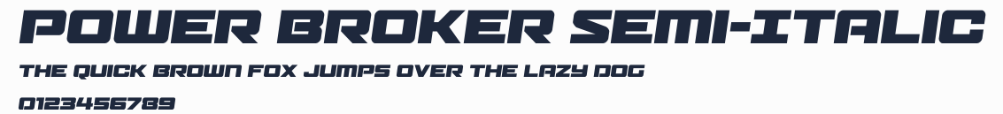 Power Broker Semi-Italic預覽圖