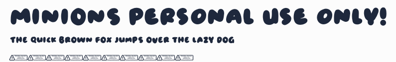 Minions PERSONAL USE ONLY!預覽圖
