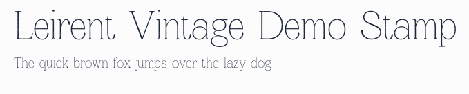 Leirent Vintage Demo Stamp預覽圖