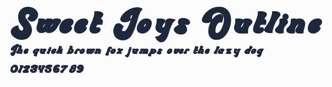Sweet Joys Outline預覽圖