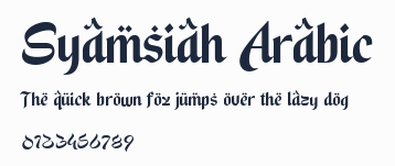 Syamsiah Arabic預覽圖