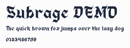 Subrage DEMO預覽圖