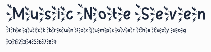 Music Note Seven預覽圖