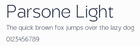 Parsone Light預覽圖