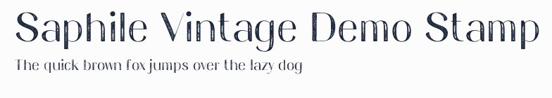Saphile Vintage Demo Stamp預覽圖