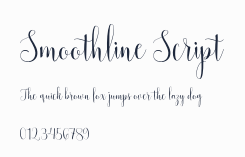 Smoothline Script預覽圖