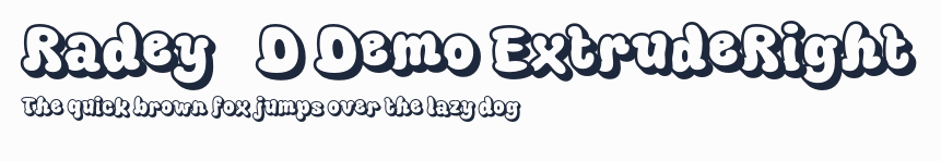 Radey 3D Demo ExtrudeRight預覽圖