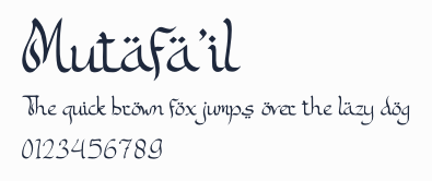 Mutafa'il預覽圖