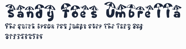 Sandy Toes Umbrella預覽圖