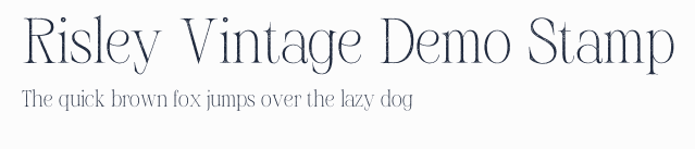 Risley Vintage Demo Stamp預覽圖