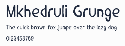 Mkhedruli Grunge預覽圖