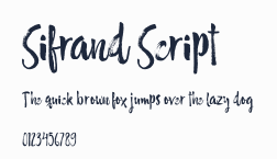 Sifrand Script預覽圖
