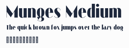 Munges Medium預覽圖