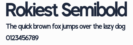Rokiest Semibold預覽圖
