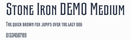 Stone Iron DEMO Medium預覽圖