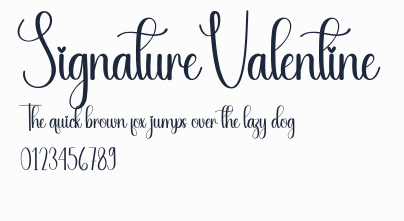 Signature Valentine預覽圖