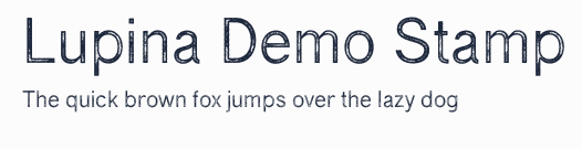 Lupina Demo Stamp預覽圖