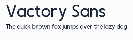 Vactory Sans預覽圖