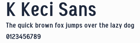 K Keci Sans預覽圖