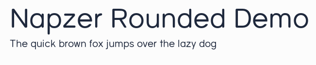 Napzer Rounded Demo預覽圖
