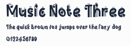 Music Note Three預覽圖