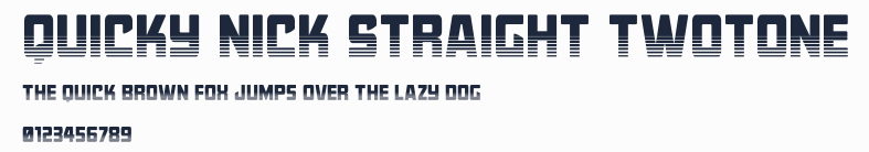 Quicky Nick Straight Twotone預覽圖
