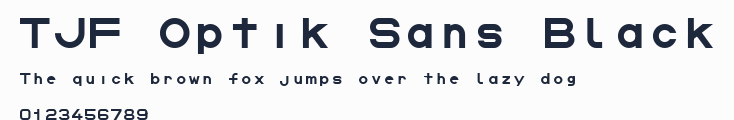 TJF Optik Sans Black預覽圖