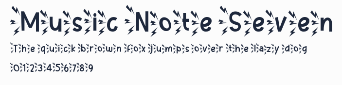 Music Note Seven預覽圖