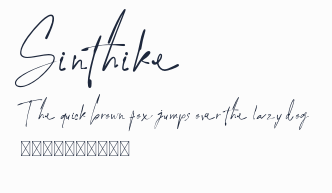 Sinthike預覽圖