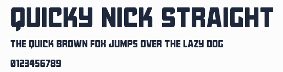 Quicky Nick Straight預覽圖