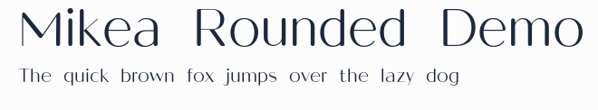 Mikea Rounded Demo預覽圖