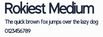 Rokiest Medium預覽圖