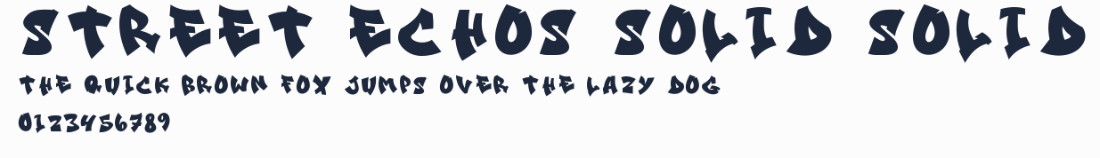 Street Echos Solid Solid預覽圖